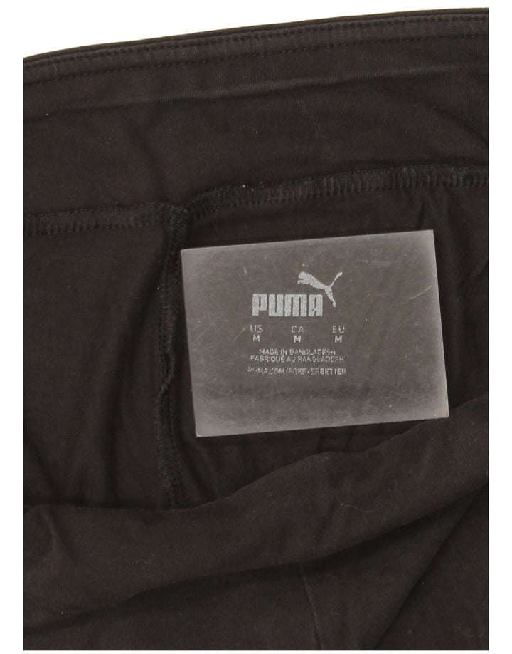 Puma Damen Graphic Leggings UK 12 Medium Schwarz