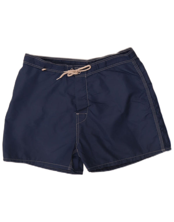 Sundek Mens Swimming Shorts IT 44 XS  Navy Blue Nylon