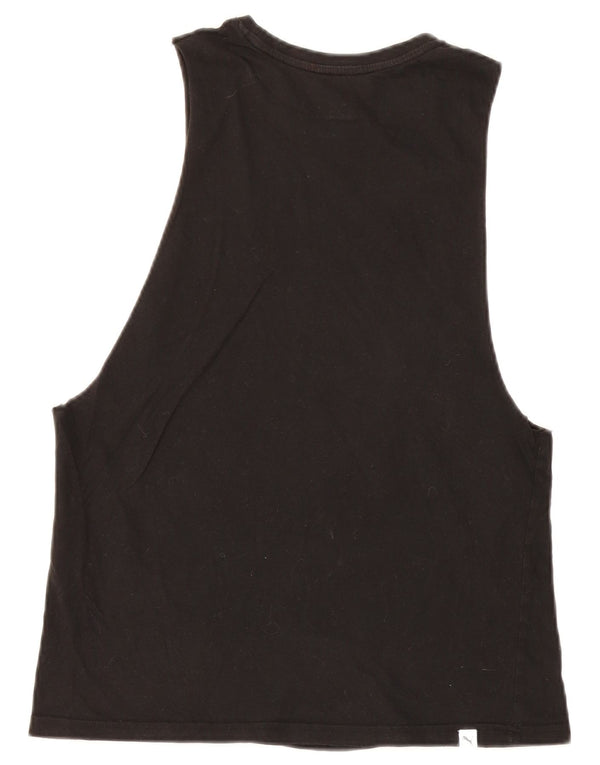 Puma Damen Graphic Vest Top UK 8 Small Schwarz