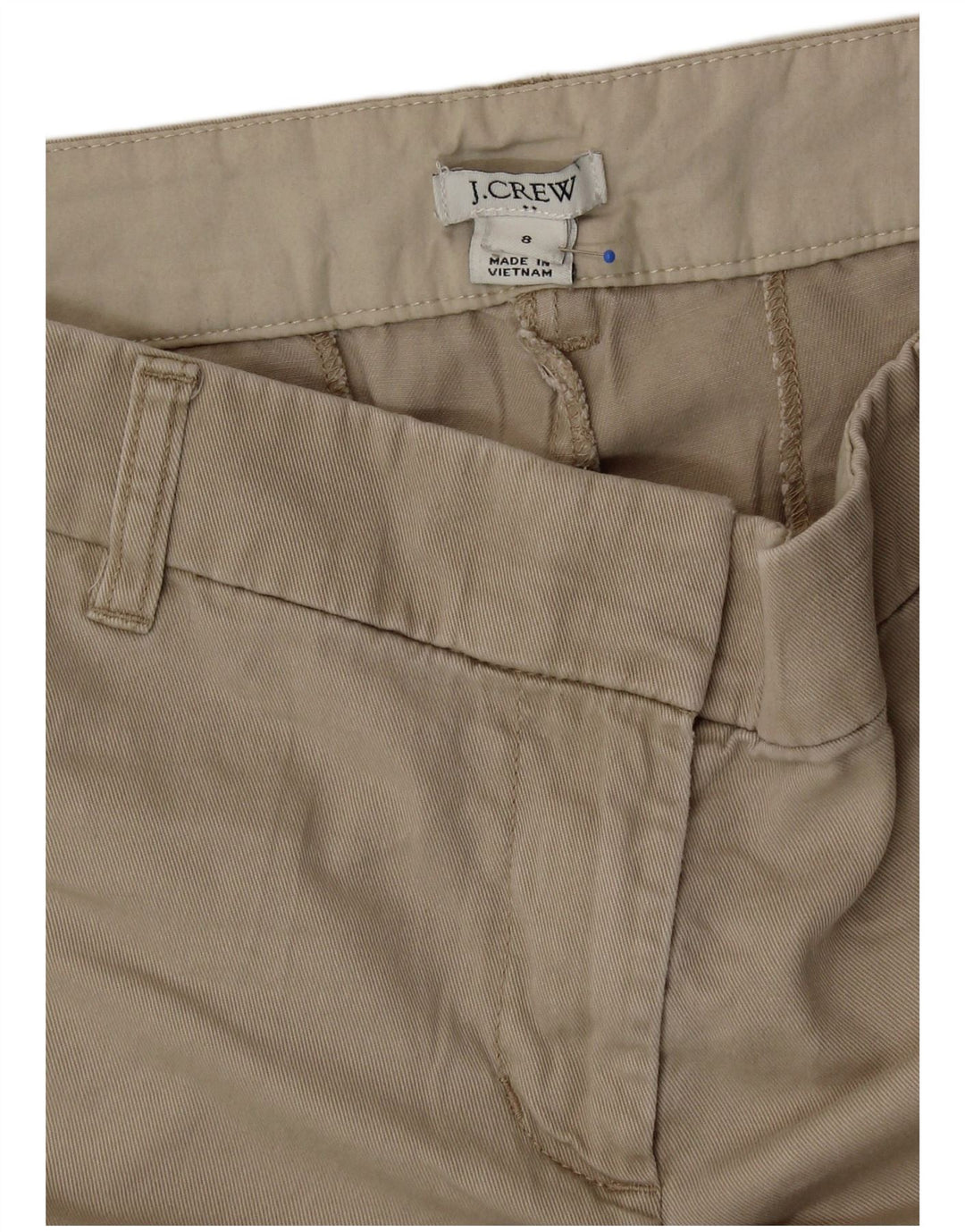 J. Crew Damen Chinoshorts US 8 Medium W32 Beige