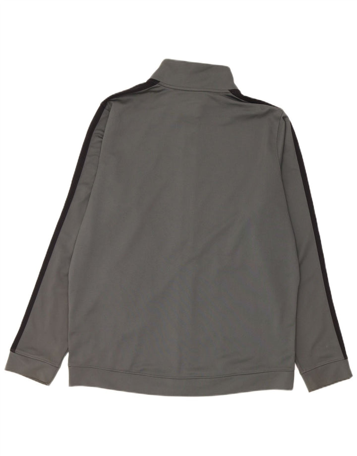 Under Armour Herren-Trainingsanzug-Top-Jacke, großes graues Colourblock-Polyester