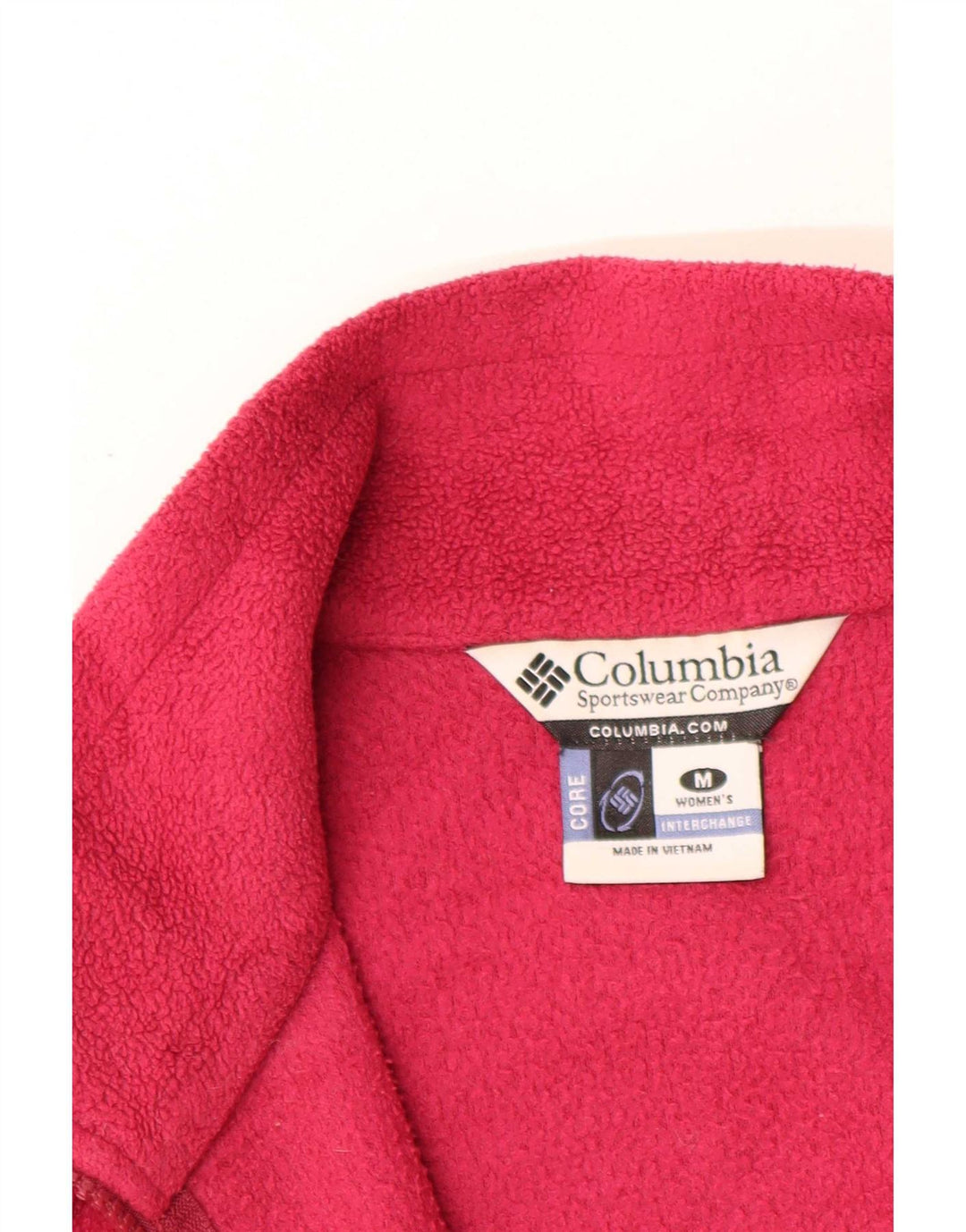 Columbia Damen Liner Fleecejacke UK 14 Mittelrotes Polyester