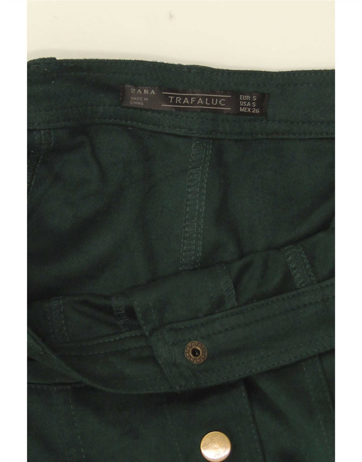 Zara Damen Trafaluc Minirock Small W26 Grün