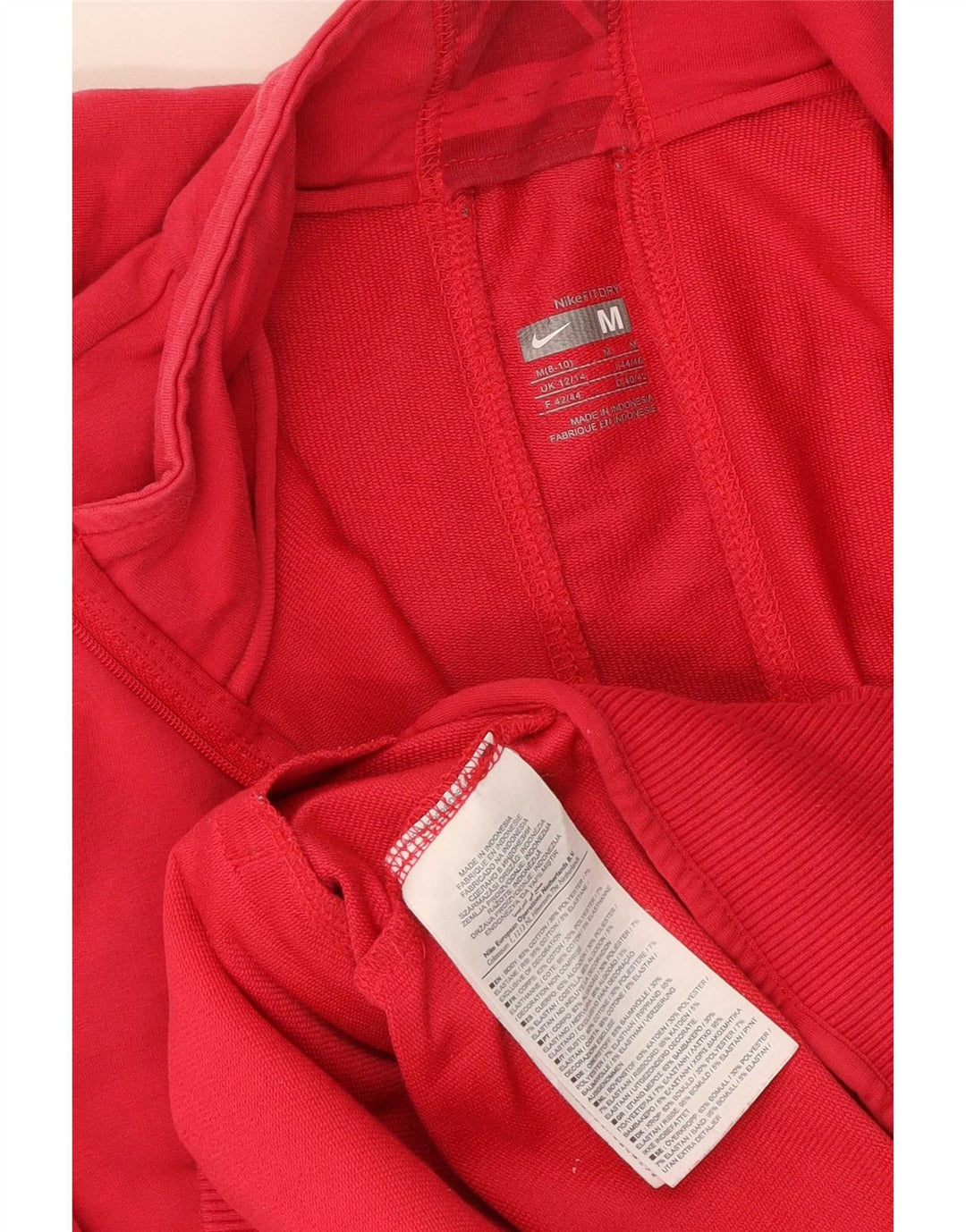 Nike Damen-Trainingsanzugoberteil mit Grafik, UK 12/14, mittelrosa, Baumwolle