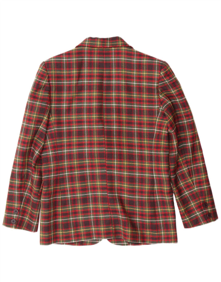 Punto e Virgola Damen Blazer Jacke IT 42 Medium Mehrfarbig kariert