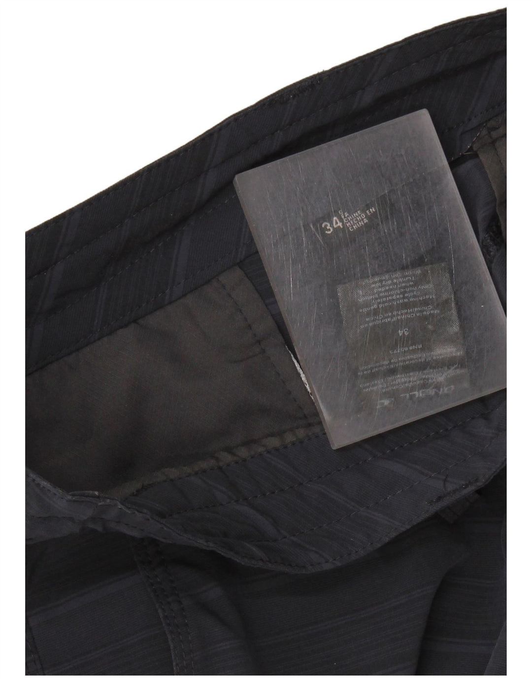 O'NEILL Herren-Cargo-Shorts W34, großes marineblau gestreiftes Polyester