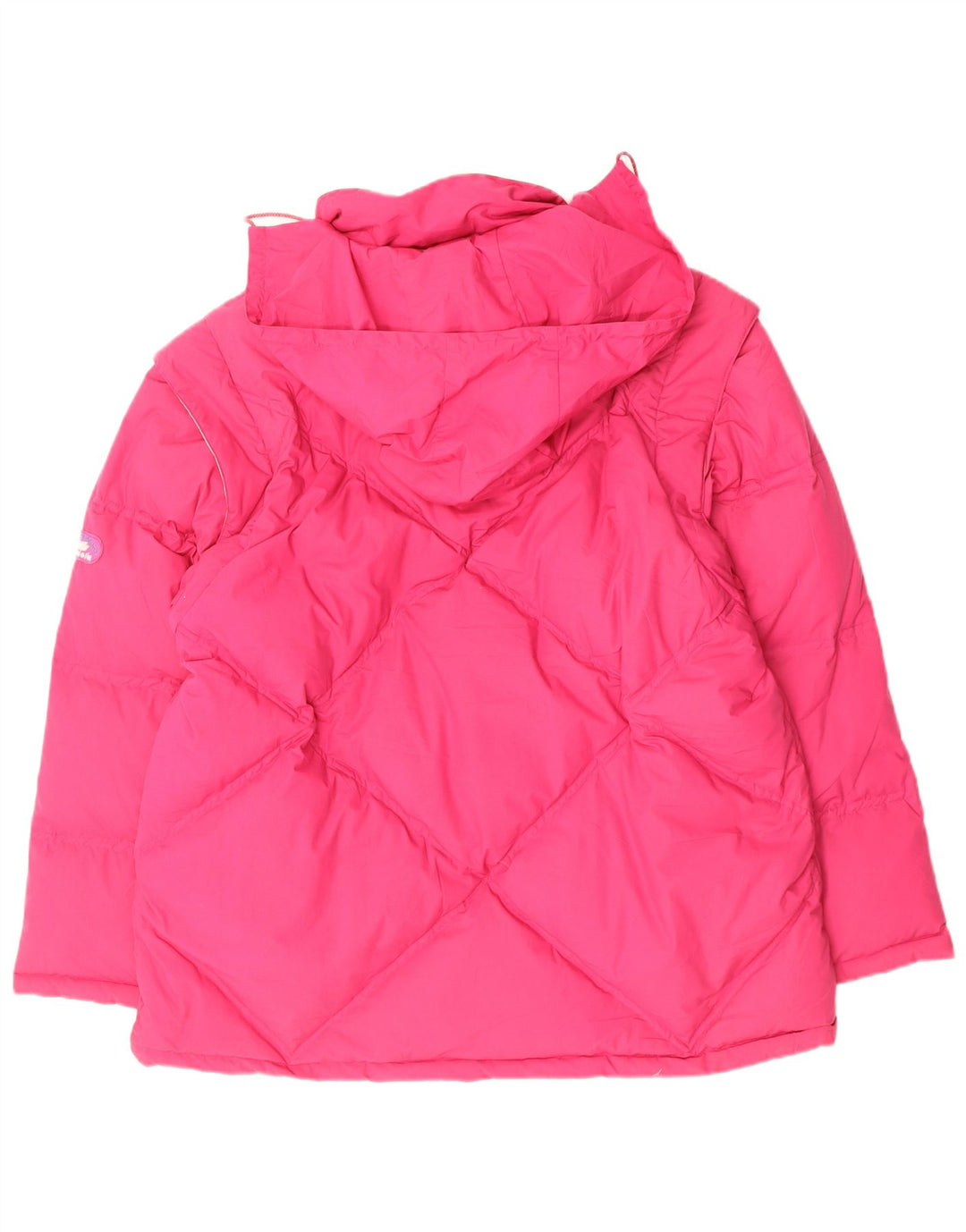 Diadora Herren Kapuzenjacke, wendbar, wattiert, UK 40, Größe L, Rosa, Polyester