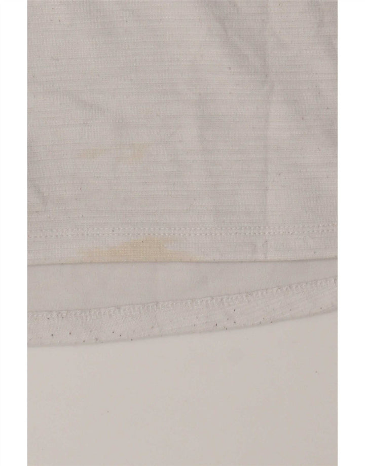 Zara Damen-Oversize-Trägershirt, Gr. 10, Größe S, Weiß, Polyester
