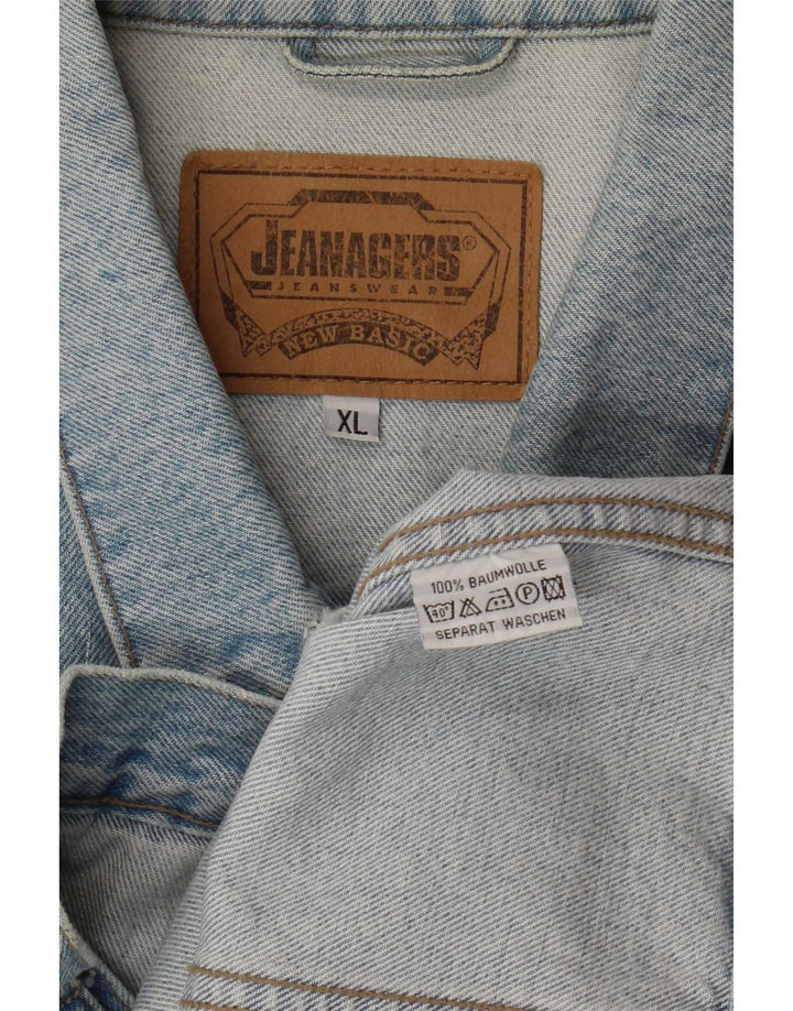 Jeanagers Herren Jeansjacke UK 42 XL Blaue Baumwolle