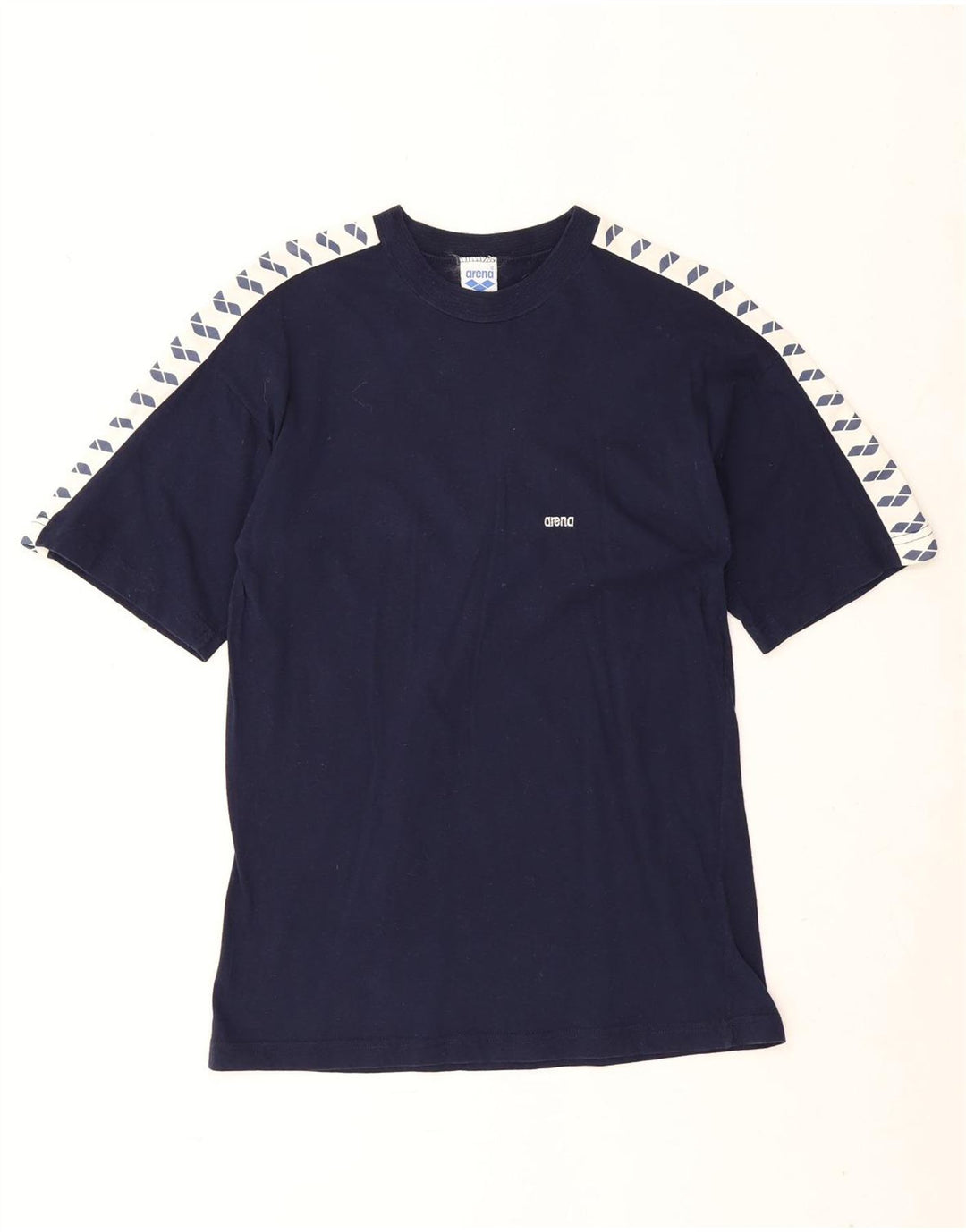 Arena Herren-T-Shirt mit Grafik, Größe S, Marineblau, Farbblock