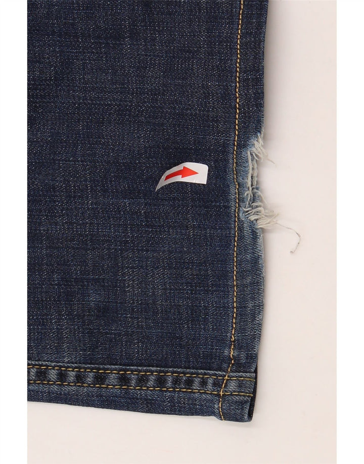 LEE Herren REED Straight Jeans W34 L31 Marineblaue Baumwolle