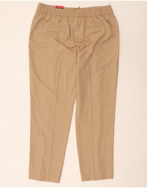 Marks & Spencer Damen Slim Chinohose UK 18 XL W34 L30 Beige Polyester