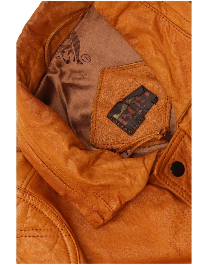 Vintage Herren Lederjacke UK 40 Large Braun