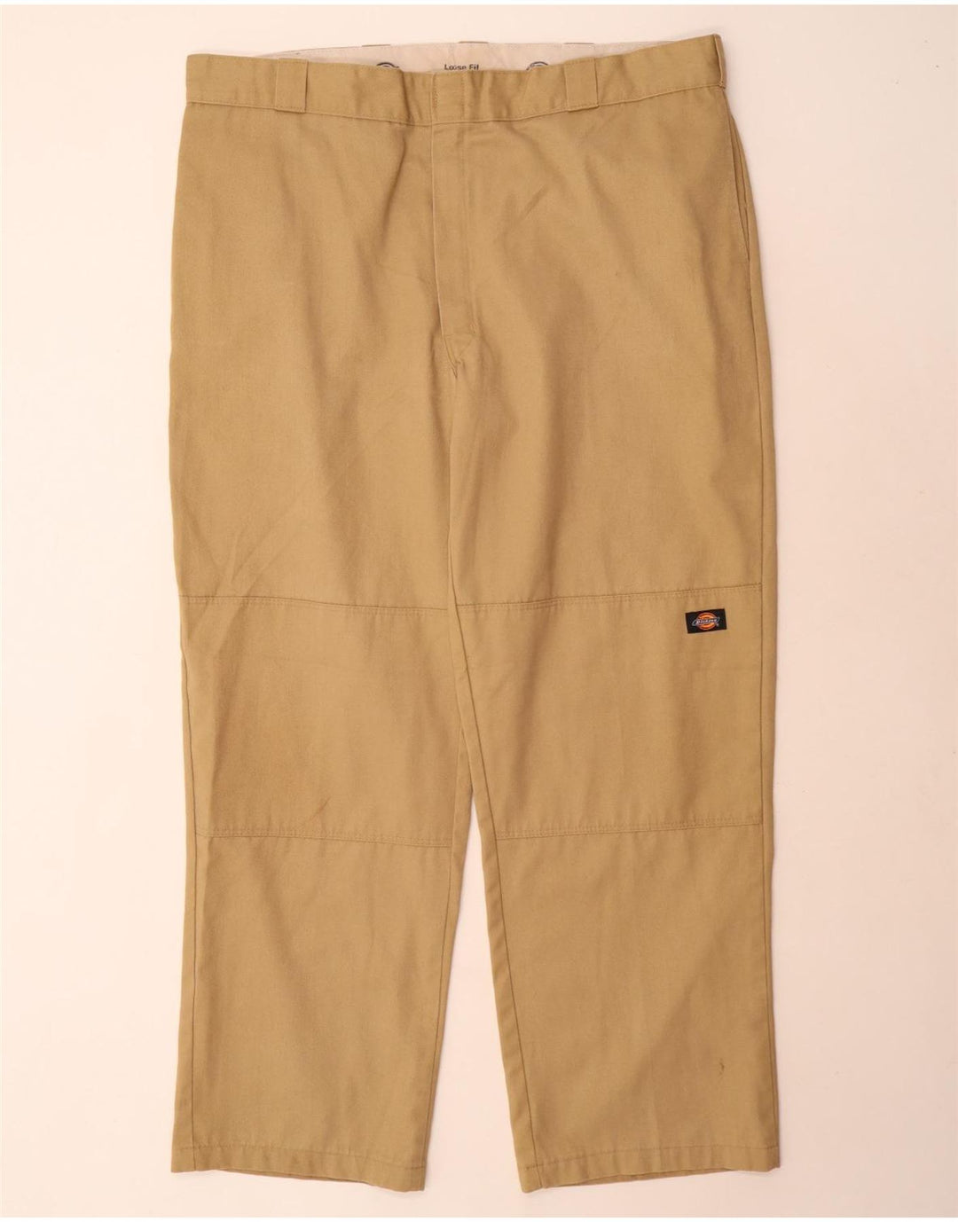 Dickies Herren-Cargohose mit lockerer Passform, W42, L32, beige, Polyester