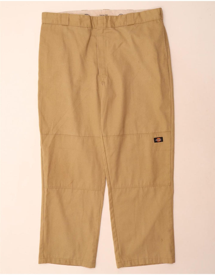 Dickies Herren-Cargohose mit lockerer Passform, W42, L32, beige, Polyester