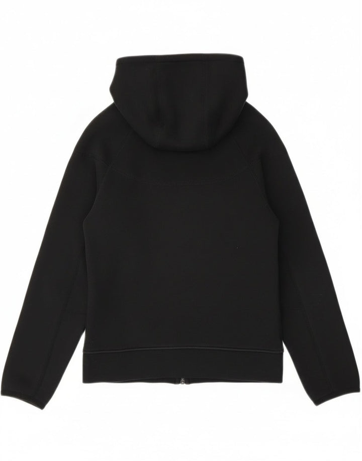 Nike Jungen-Kapuzenpullover mit Reißverschluss, 10–11 Jahre, mittlere schwarze Baumwolle