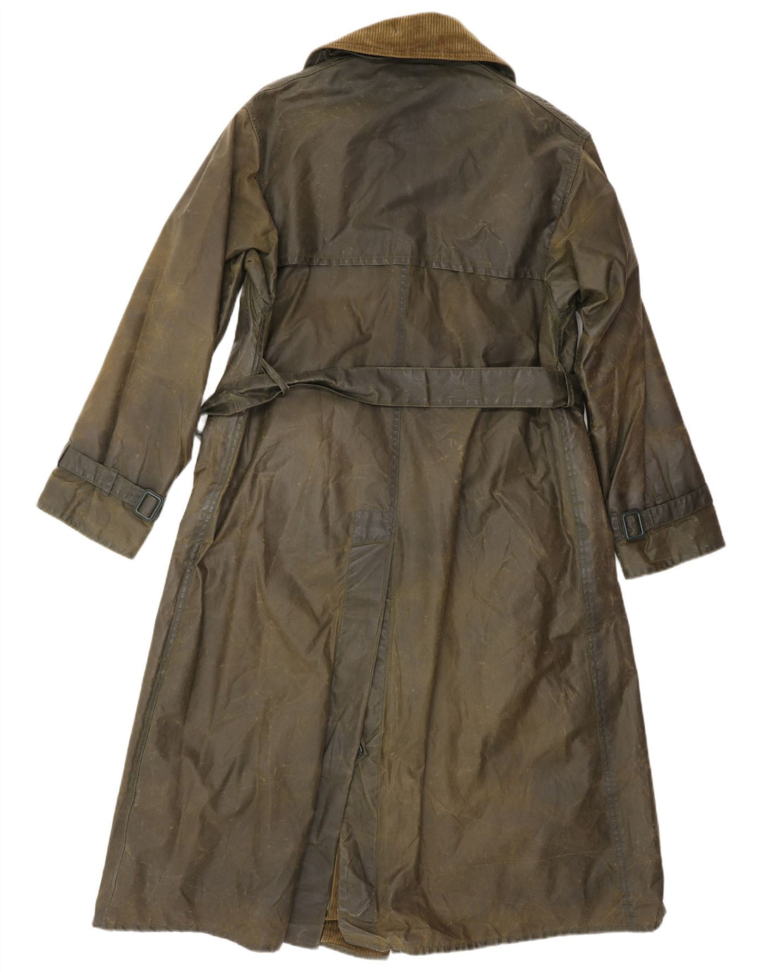 BARBOUR Damen-Trenchcoat aus gewachster Baumwolle EU 34 XS Khaki Cotton Classic