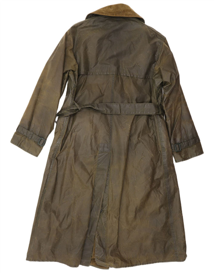 BARBOUR Damen-Trenchcoat aus gewachster Baumwolle EU 34 XS Khaki Cotton Classic