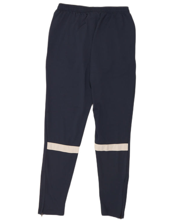 Nike Mens Tracksuit Trousers Medium  Navy Blue Colourblock Polyester Sports