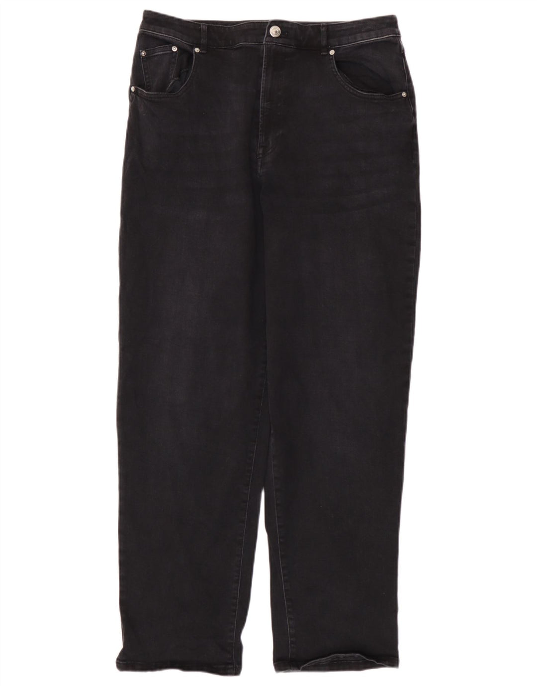 Marks & Spencer Damen Autograph Tapered Jeans UK 12 Medium W32 L29 Grau