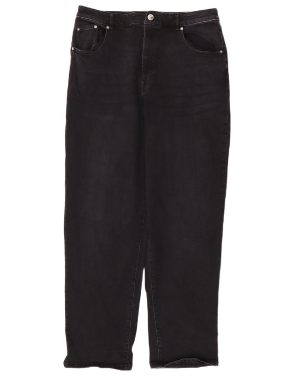 Marks & Spencer Damen Autograph Tapered Jeans UK 12 Medium W32 L29 Grau