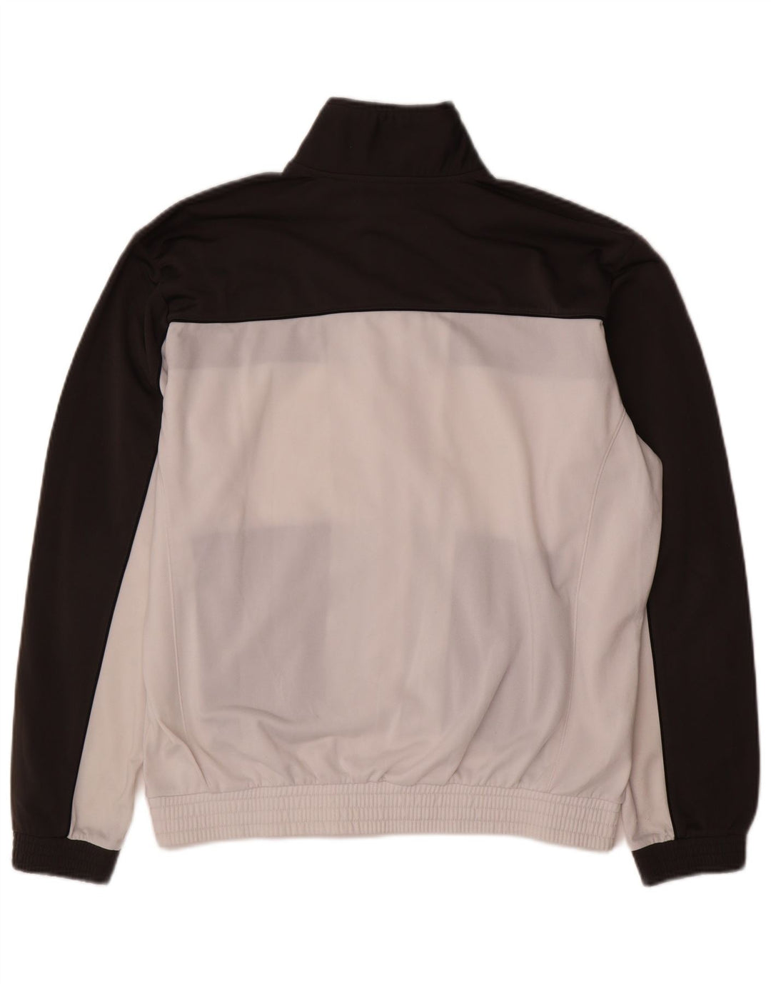 Champion Herren-Trainingsanzug-Top-Jacke, großes schwarzes Farbblock-Polyester