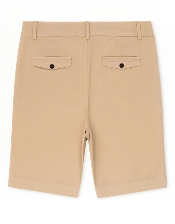 Zara Damen Chino-Shorts, Größe L, W32, Beige