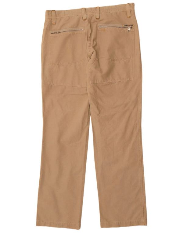 Think Pink Gerade Freizeithose für Herren IT 52 XL W36 L34 Beige Baumwolle