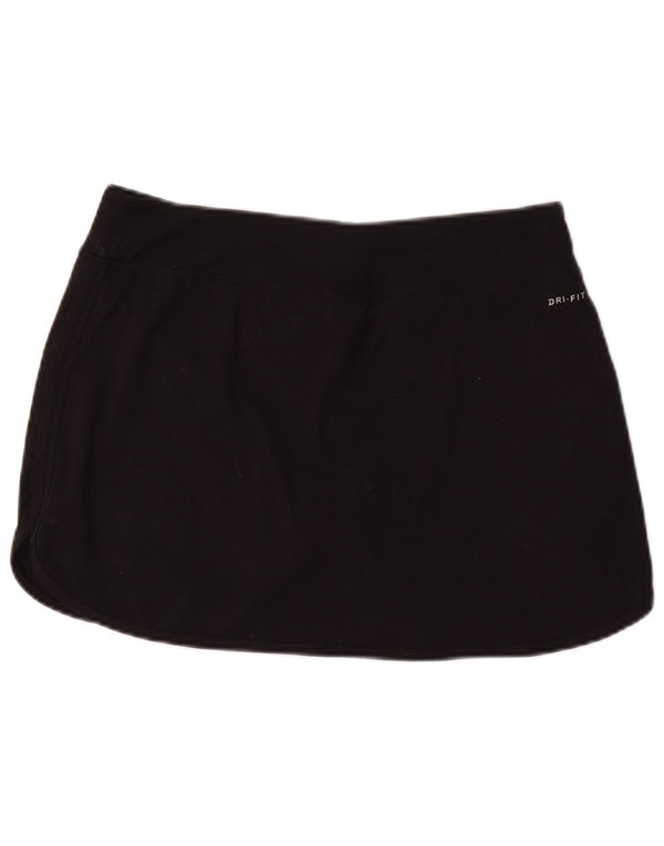 Nike Damen Dri Fit Tennisrock UK 14 Medium Schwarz Polyester