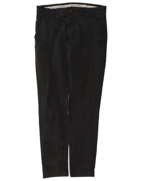 Tommy Hilfiger Slim Chino-Hose für Herren, W32, L32, graue Baumwolle