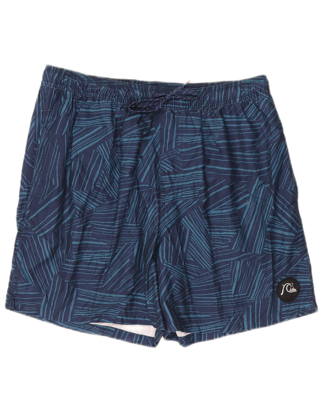 Quiksilver Herren Badeshorts XL Marineblaues geometrisches Polyester