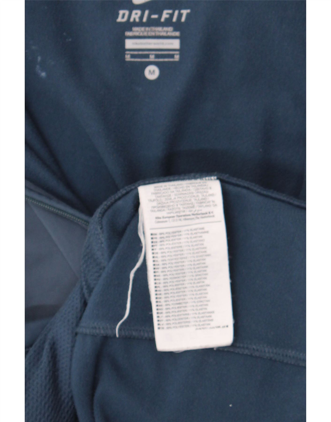 Nike Herren-Trainingsanzugoberjacke aus mittelblauem Polyester