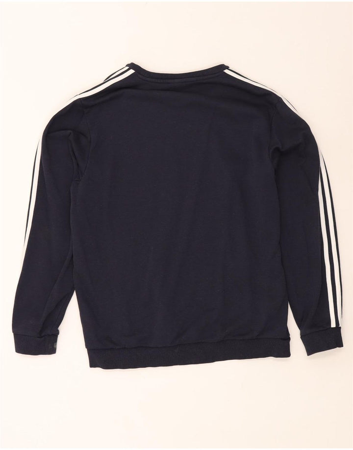 Adidas Herren-Sweatshirt, Pullover, groß, marineblau, Baumwolle