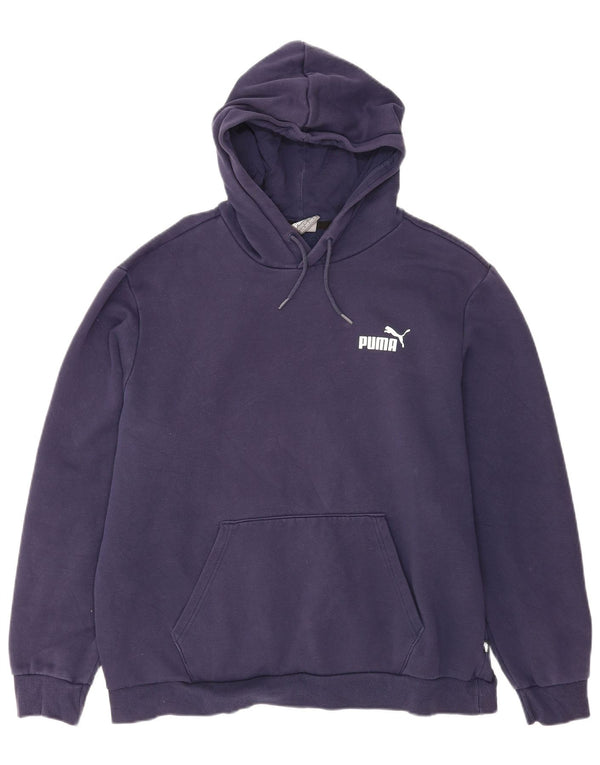 Puma Herren Kapuzenpullover XL Marineblau Baumwolle