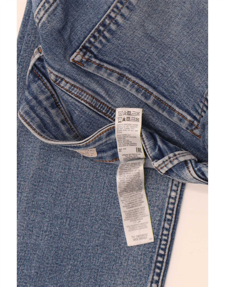 Marks & Spencer Damen The Eva Bootcut Jeans UK 16 Large W34 L30 Blau