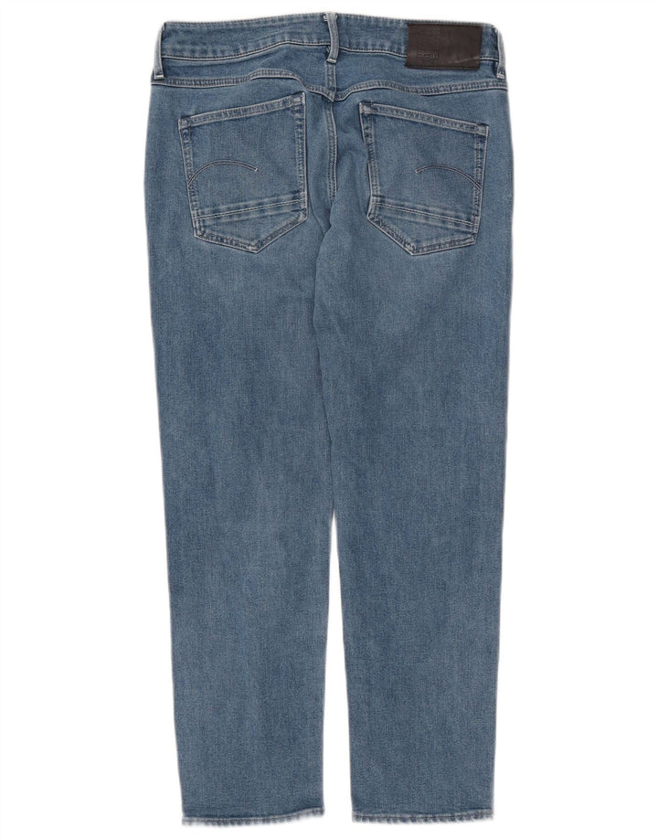 G-STAR Womens Kate Straight Jeans W25 L26 Blue Cotton