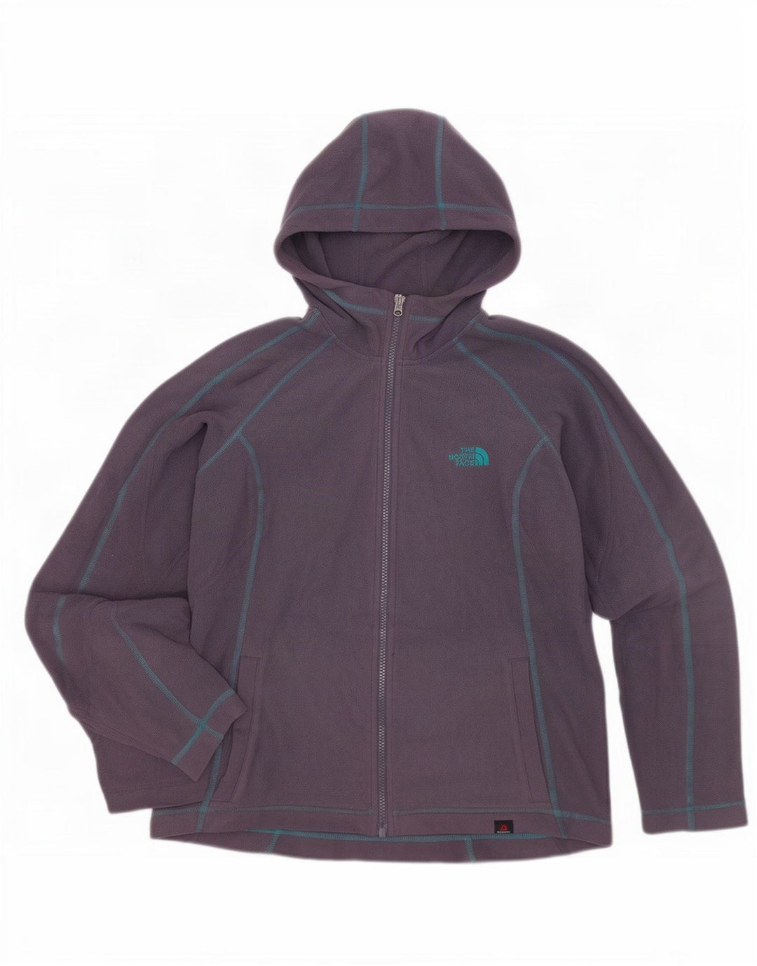The North Face Damen-Fleecejacke mit Kapuze, UK 14, Mittelviolett, Polyester