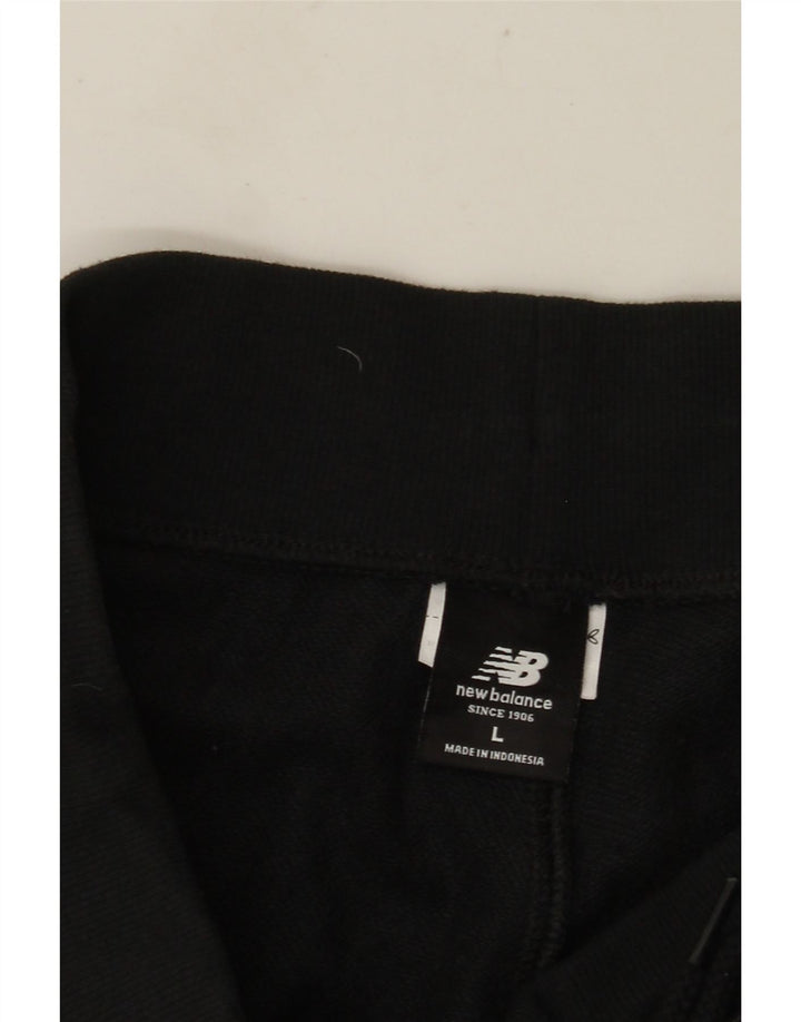 NEW BALANCE Herren-Trainingshose, Jogginghose, Größe L, Schwarz