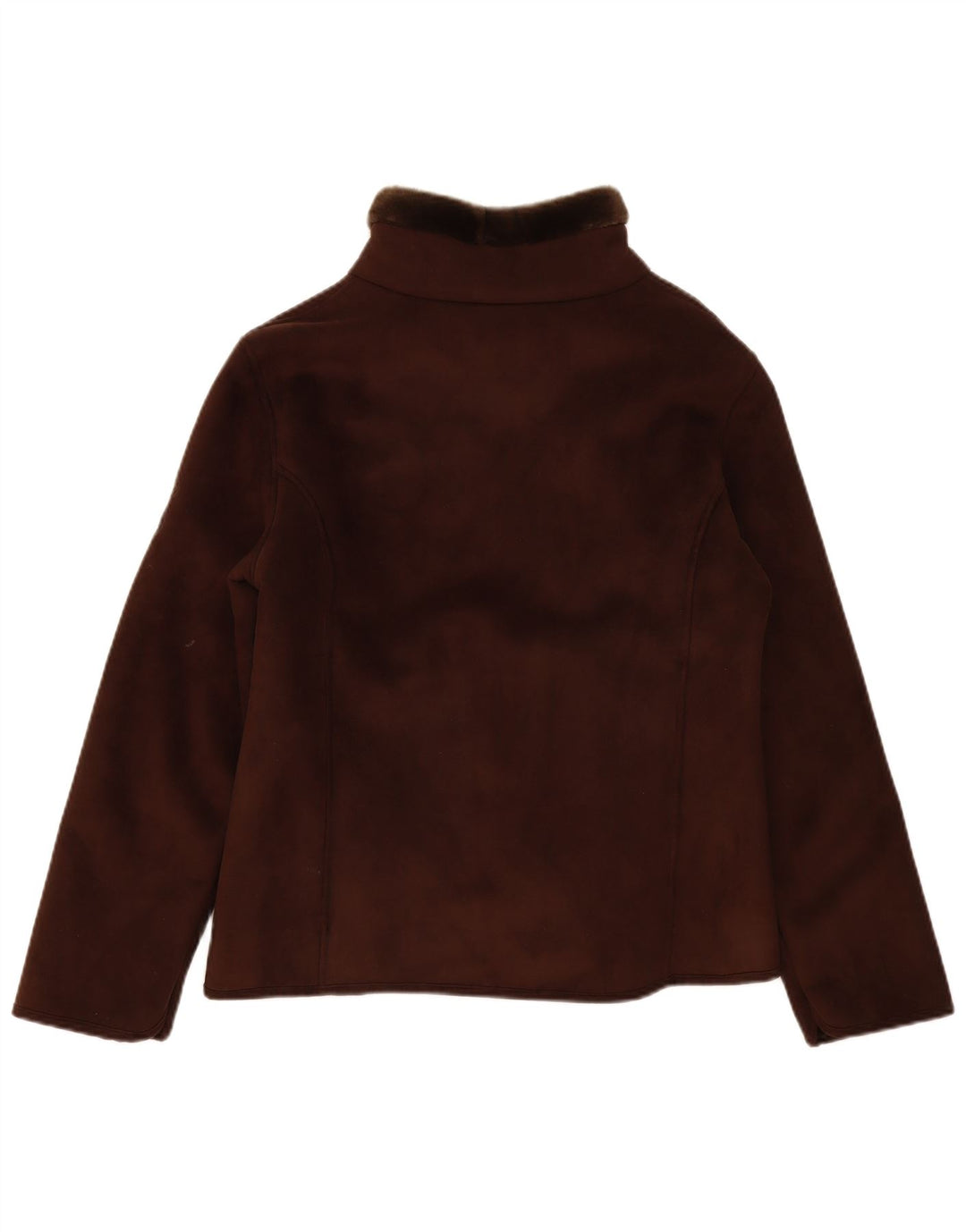 Jack Murphy Damen Sherpa-Jacke UK 14 Large Braunes Acryl