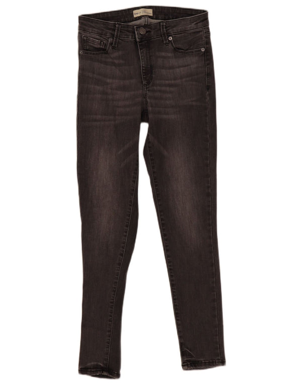 Gap Damen Skinny Jeans UK 4 XS W25 L28 Graue Baumwolle