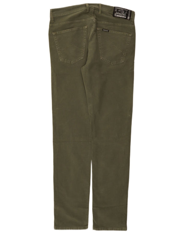 Carrera Herren Slim Freizeithose IT 48 Medium W33 L32 Khaki Baumwolle