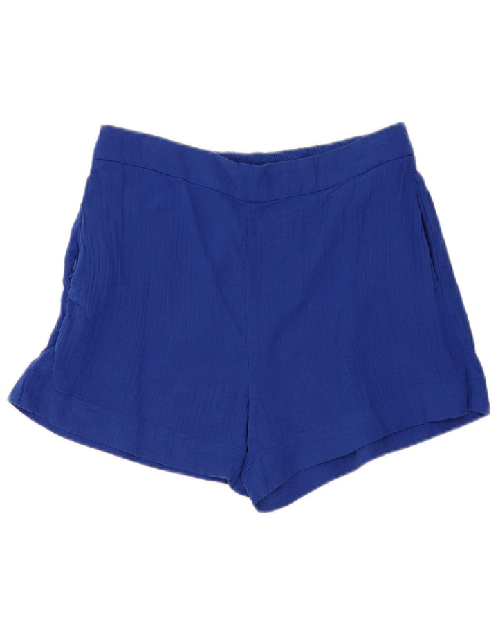 Boden Womens Casual Shorts UK 12 Medium W30 Blaue Baumwolle