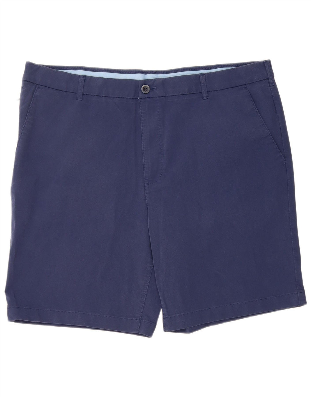 IZOD Herren Chino Shorts W40 XL Marineblau Baumwolle
