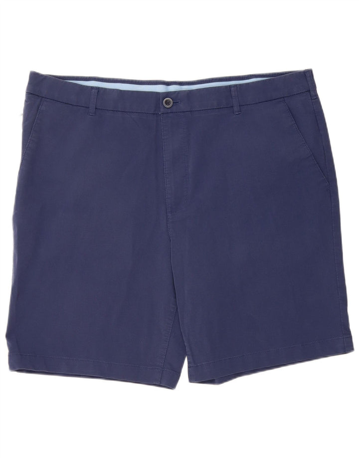 IZOD Herren Chino Shorts W40 XL Marineblau Baumwolle