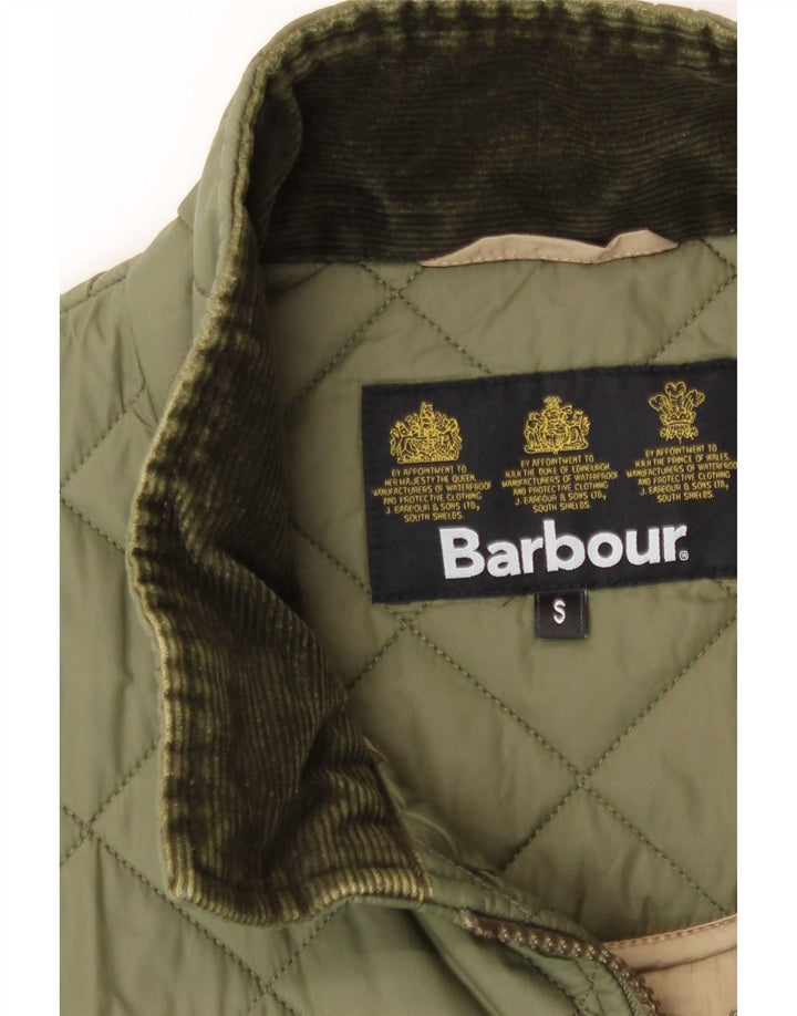 Barbour Herren Steppjacke UK 36 Small Grün