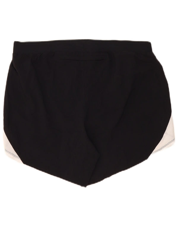 Under Armour Womens Sport Shorts UK 14 Large Black Colourblock Sports