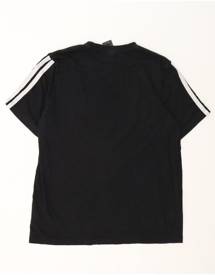 Adidas Herren T-Shirt Top Large Schwarz Baumwolle