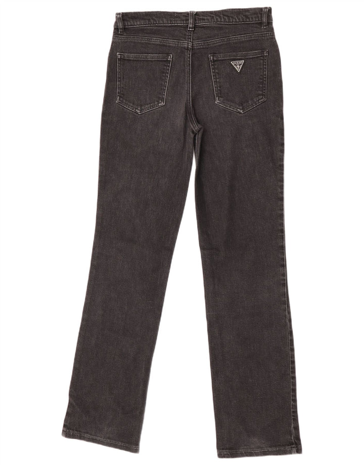 Guess Damen Straight Jeans W29 L32 Schwarz