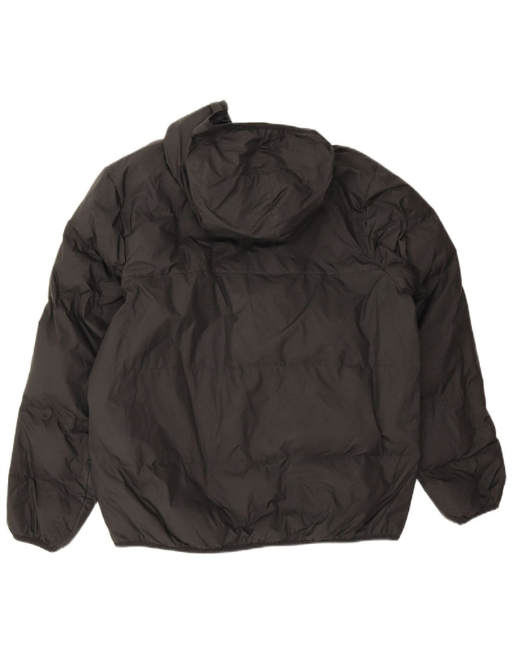 Nike Herren-Jacke mit Kapuze, gepolstert, UK 40, Größe L, Schwarz, Polyester