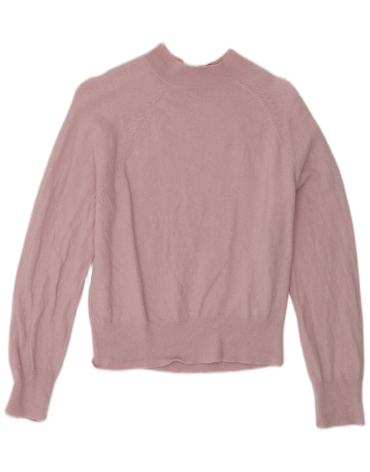 Jigsaw Damen-Pullover mit Rollkragen, Gr. 10, klein, rosa Wolle